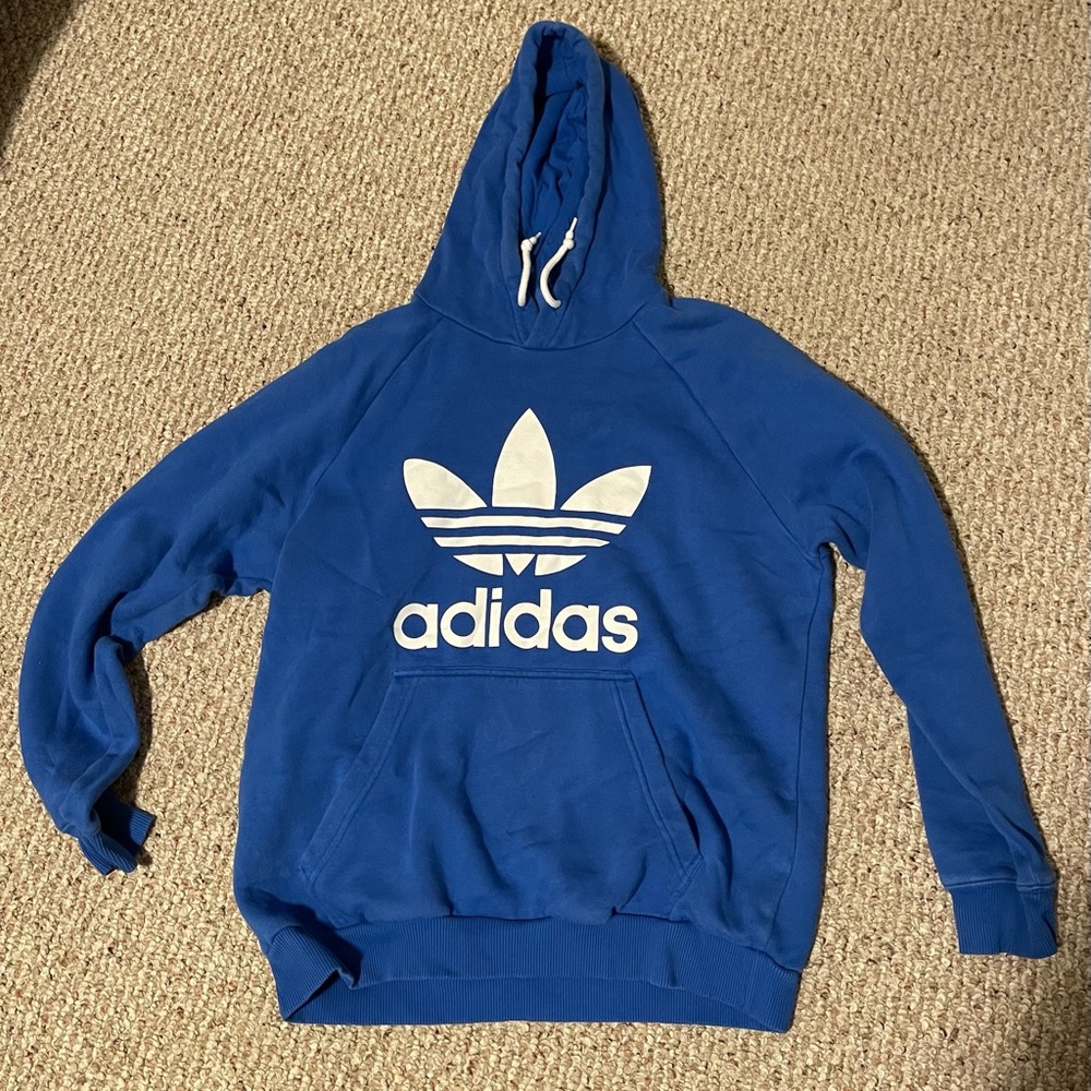 Adidas Blue Hoodie size Large
